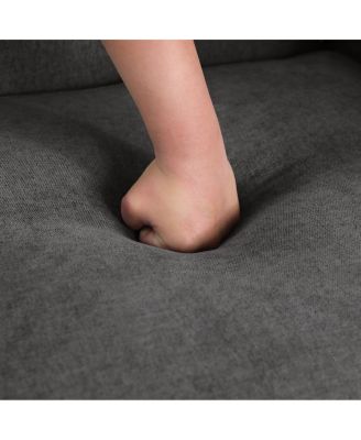 Chenille Modular Sofa with Iron Frame (68.5" L)