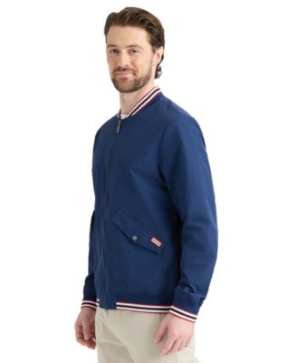 Men's Gaston Striped Rib Bomber Jacket
