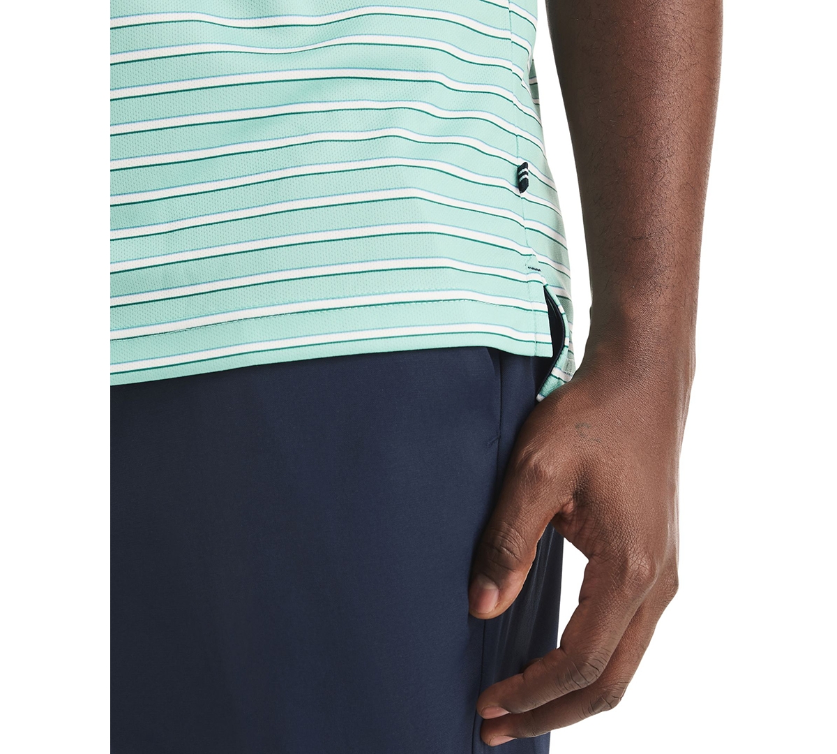 Nautica Men's Short-Sleeve Stripe Print Golf Polo Shirt