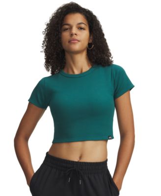 Women's Rival Ribbed Cropped T-Shirt