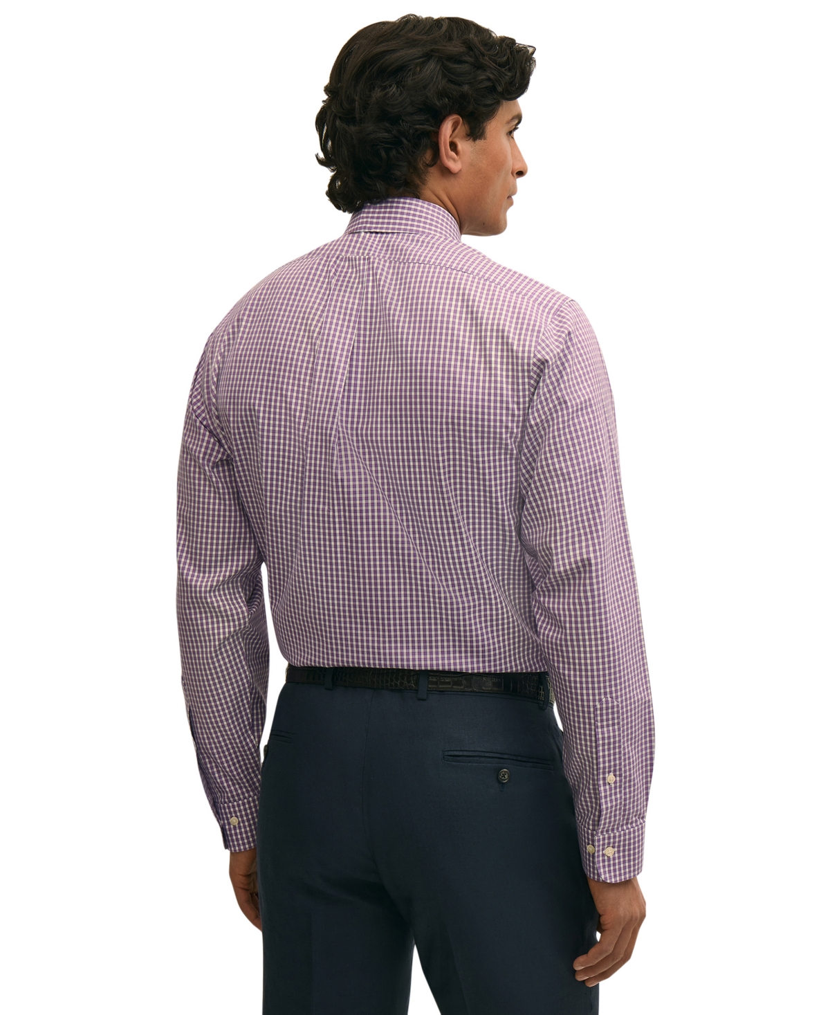 B by Brooks Brothers Men's Polo Button-Down Dress Shirt