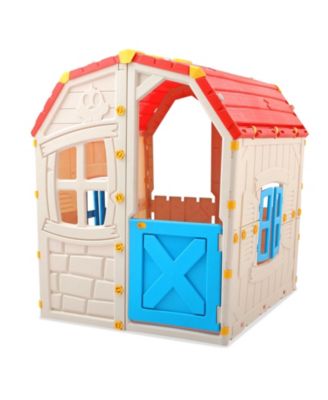Kids Playhouse with Openable Windows and Door for Indoor Use
