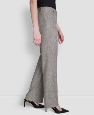 Petite Crosshatch Modern Fit Pants