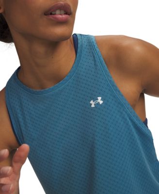 Women's Tech Sport Mesh Crop Sleeveless Tank Top