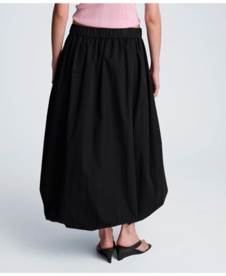 Women's Bubble Pull-On Midi Skirt