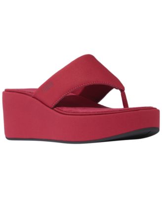 Women's Flatforms Wedge Toe-Post Sandals