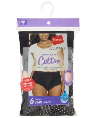Women's 6-Pk. Ultimate Breathable Brief Underwear 40H6CC