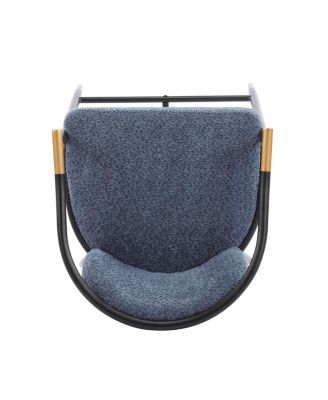  26" H Upholstered Counter Stool with Metal Frame (Set of 2)