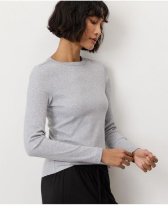 Women's Organic Cotton Perfect Rib Layering Long Sleeve
