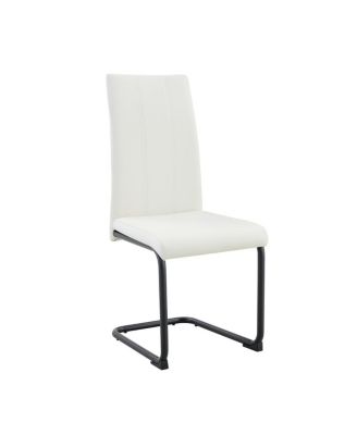 Streamdale 4-Pack PU Upholstered Dining Chairs with High-Back Seating