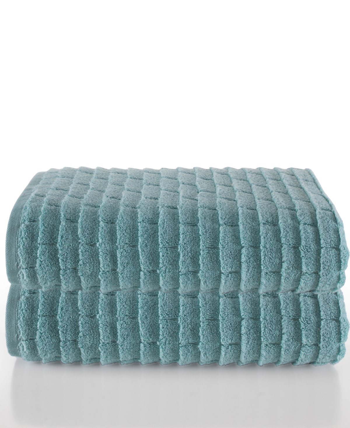 Talesma Subway Tile Textured Cotton 2-Pc. Bath Sheet Set
