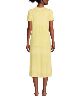 Women's Cotton Short Sleeve Midcalf Nightgown