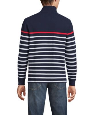 Men's Bedford Rib Casual Quarter Zip Pullover Sweater