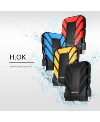 HD710 Pro 2TB USB 3.1 IP68 Waterproof/Shockproof/Dustproof Ruggedized External Hard Drive, (AHD710P-2TU31-CBK)