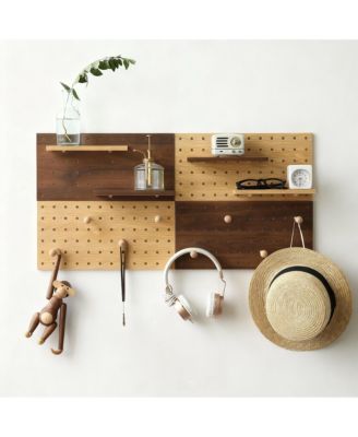 Adjustable Modular Pegboard Storage Kit for Home