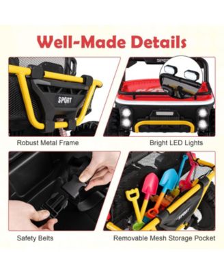 24V Ride on Toy for Kids 2 Seater Ride on Truck Car with Horn Music Story