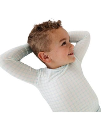 Baby Boys Coastal Check Pajama Set
