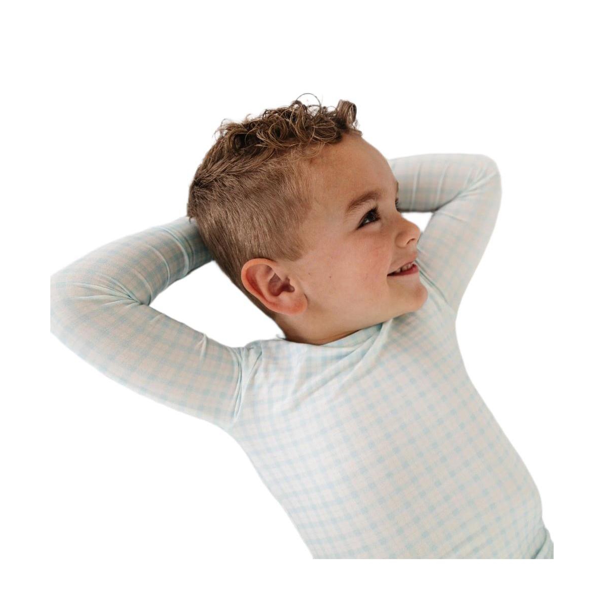 Motette Baby Boys Coastal Check Pajama Set