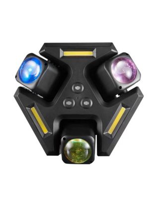 150W Moving Laser Stage Light, RGBW Beams with Sound Control & DMX