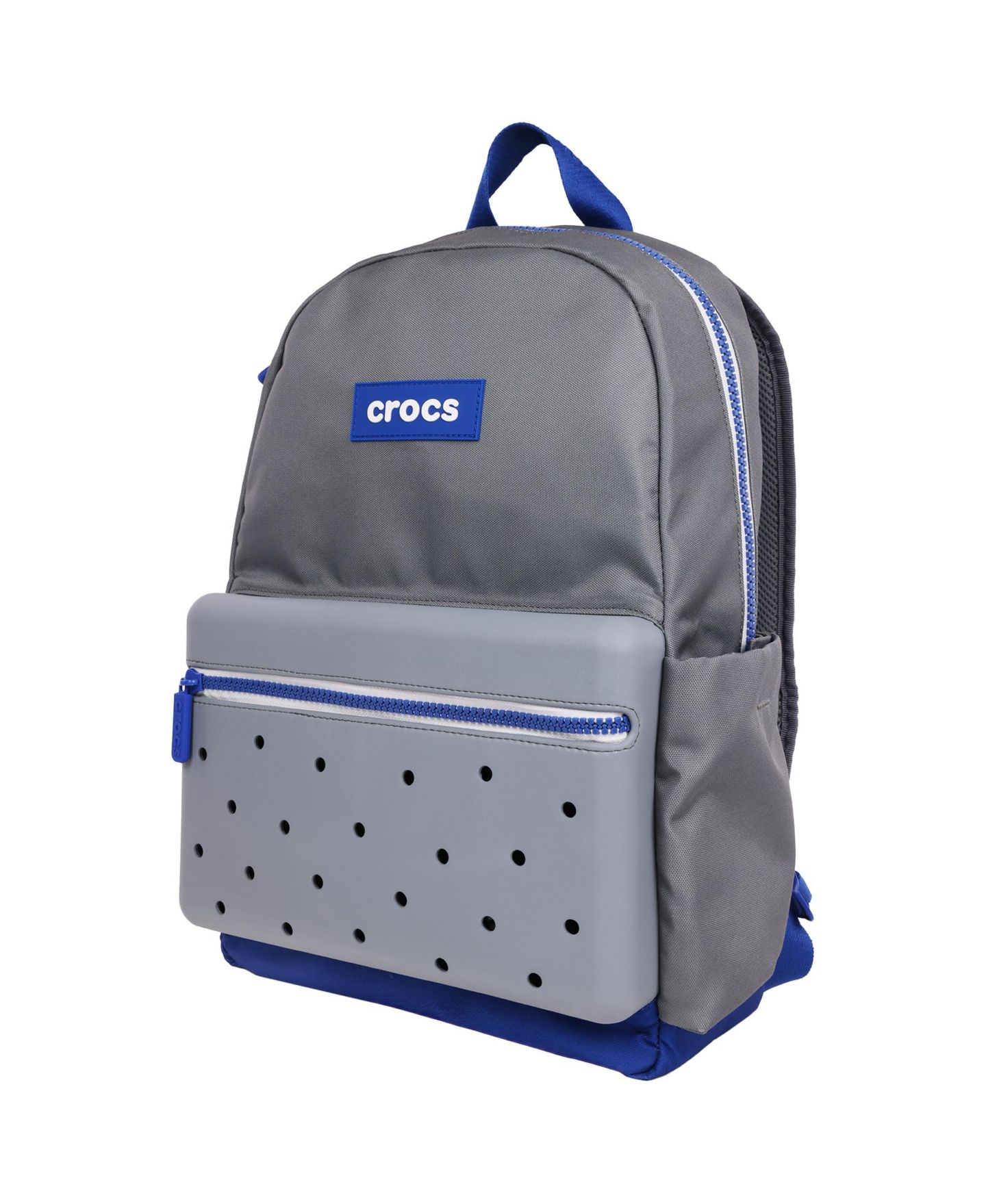 Рюкзак Crocs Molded Front Storage Pocket Lightweight, цвет: Серый / Разноцветный — фото 3