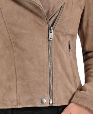 Women's Biker Goat Suede Jacket