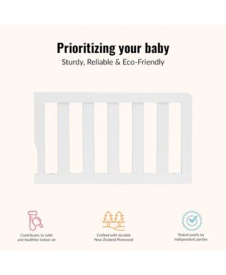 Sleepy Little Sloth, Moon Bear Reaching For The Stars Toddler Rail I Rounded Spindles I Mid- Century Meets Modern