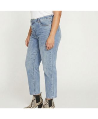 Plus Size Katie High Rise Crossover Jeans