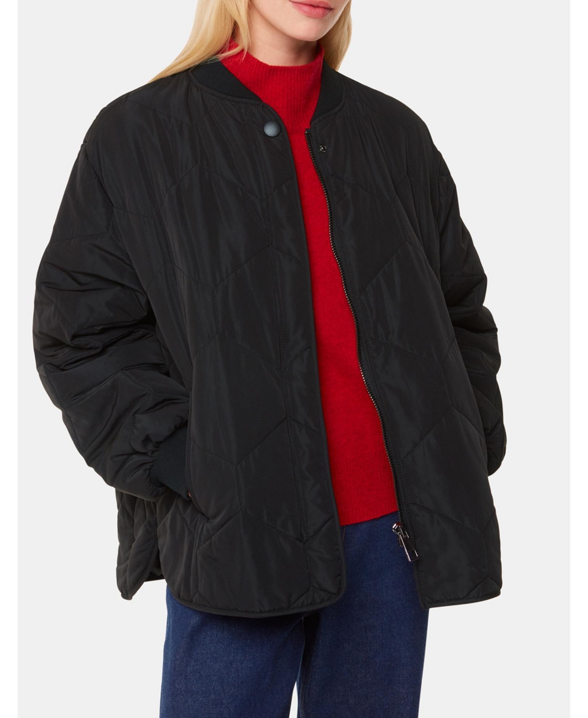 Whistles Women's Ida Short Quilted Coat