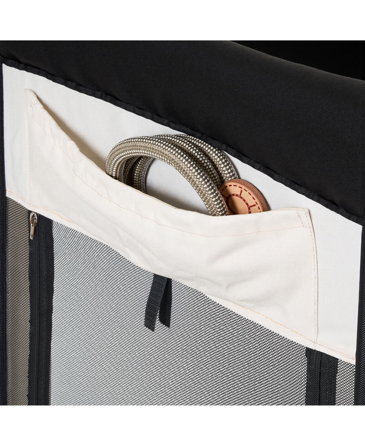 Aostirmotor Portable Elevated Pet Bed with Storage Bag & Wheels, Foldable Cot for Dogs & Cats