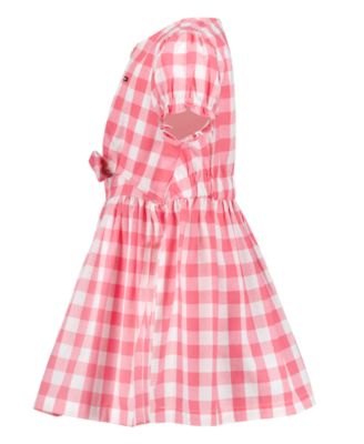 Girls' 2T-6X Gingham Tie-Front Dress