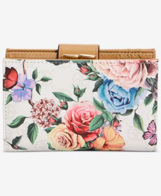 Floral Print Framed Wallet