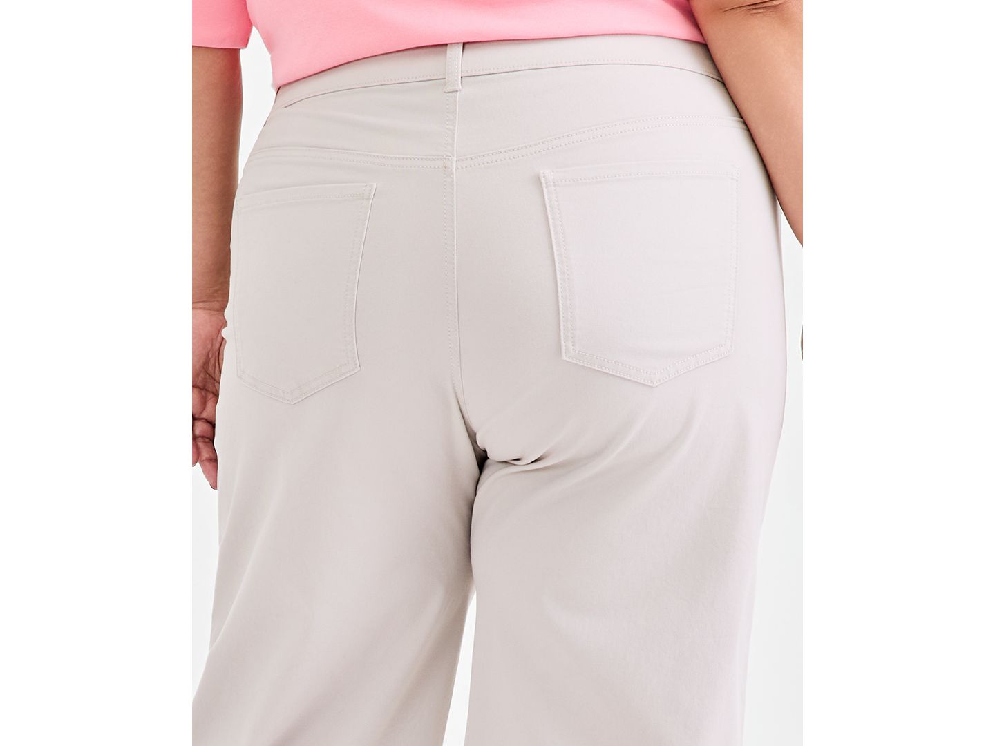 Женские джинсы Style & Co Plus Size High-Rise Shaping Cropped Jeans, цвет: Stonewood — фото 5