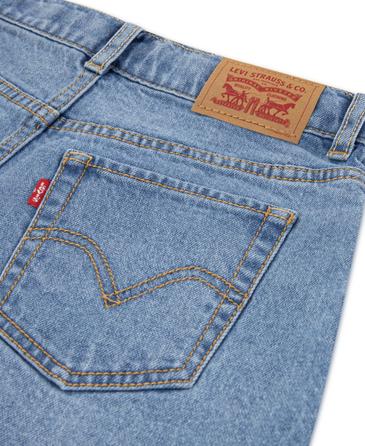 Шорты Levi's A-Line Shorts для девочек, цвет: Hollow Days — фото 9