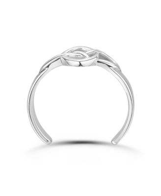 Celtic Sign Adjustable Toe Ring. Sterling Silver. Created for Macy's.