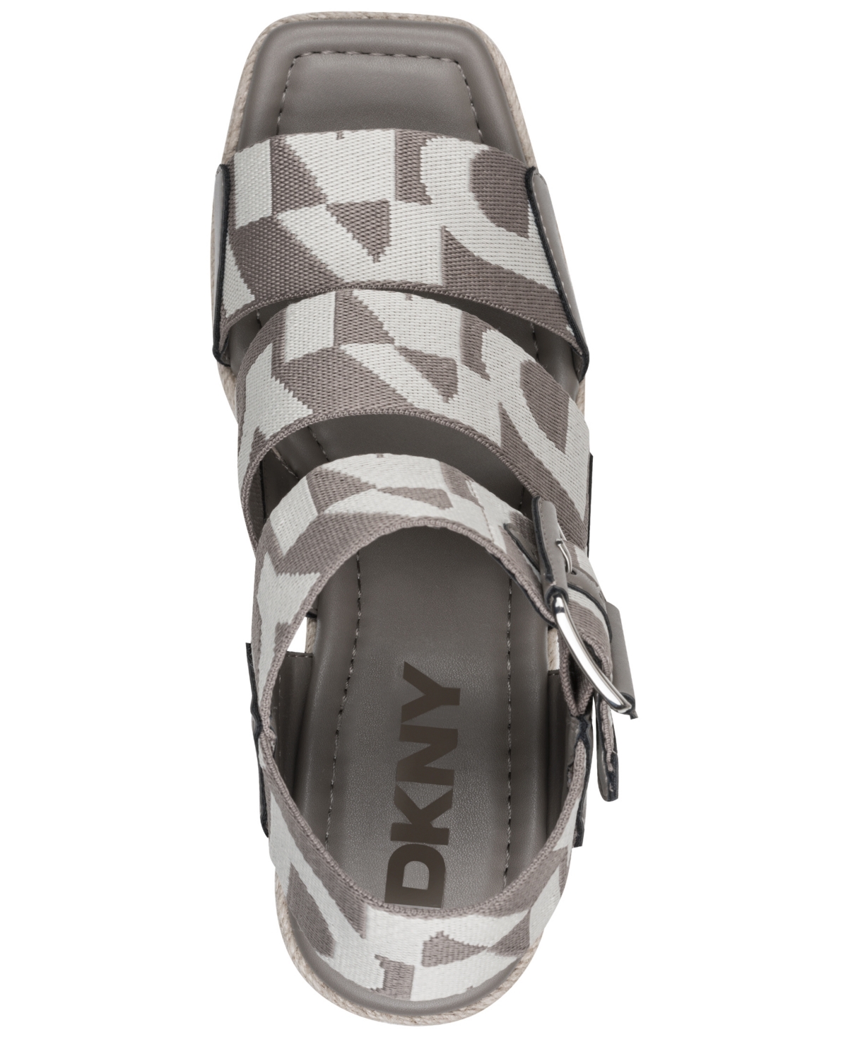 Dkny Women's Caylee Square Toe Wedge Sandals