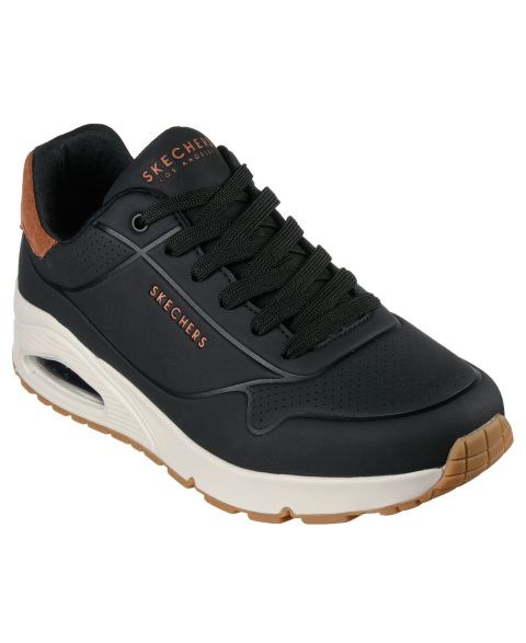 Мужские кроссовки Skechers Uno - Suited On Air Memory Foam, цвет: Чёрный