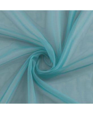 Coastal Pastel Colored Light & Airy Sheer Voile Window Curtains