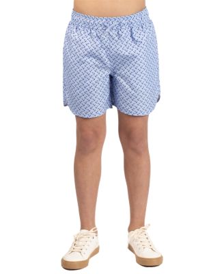 Boys Anchors Printed Swim Shorts