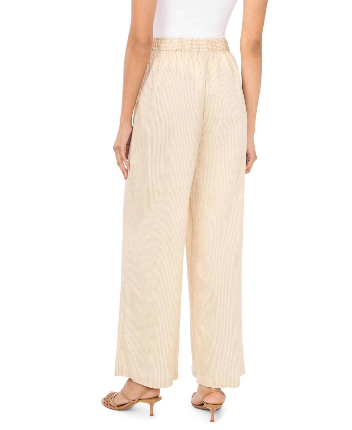 Женские брюки Vince Camuto Wide-Leg, цвет: Берёзовый — фото 3