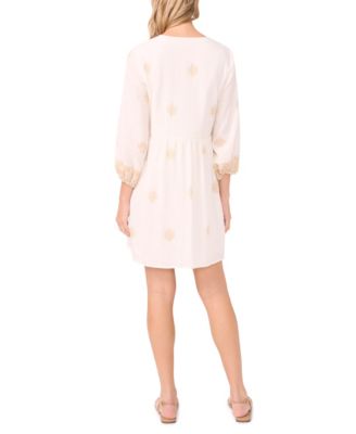 Women's Tie-Neck Mini Dress