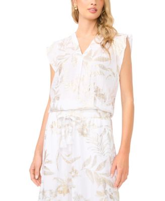 Women's Ruffle-Sleeve Blouse