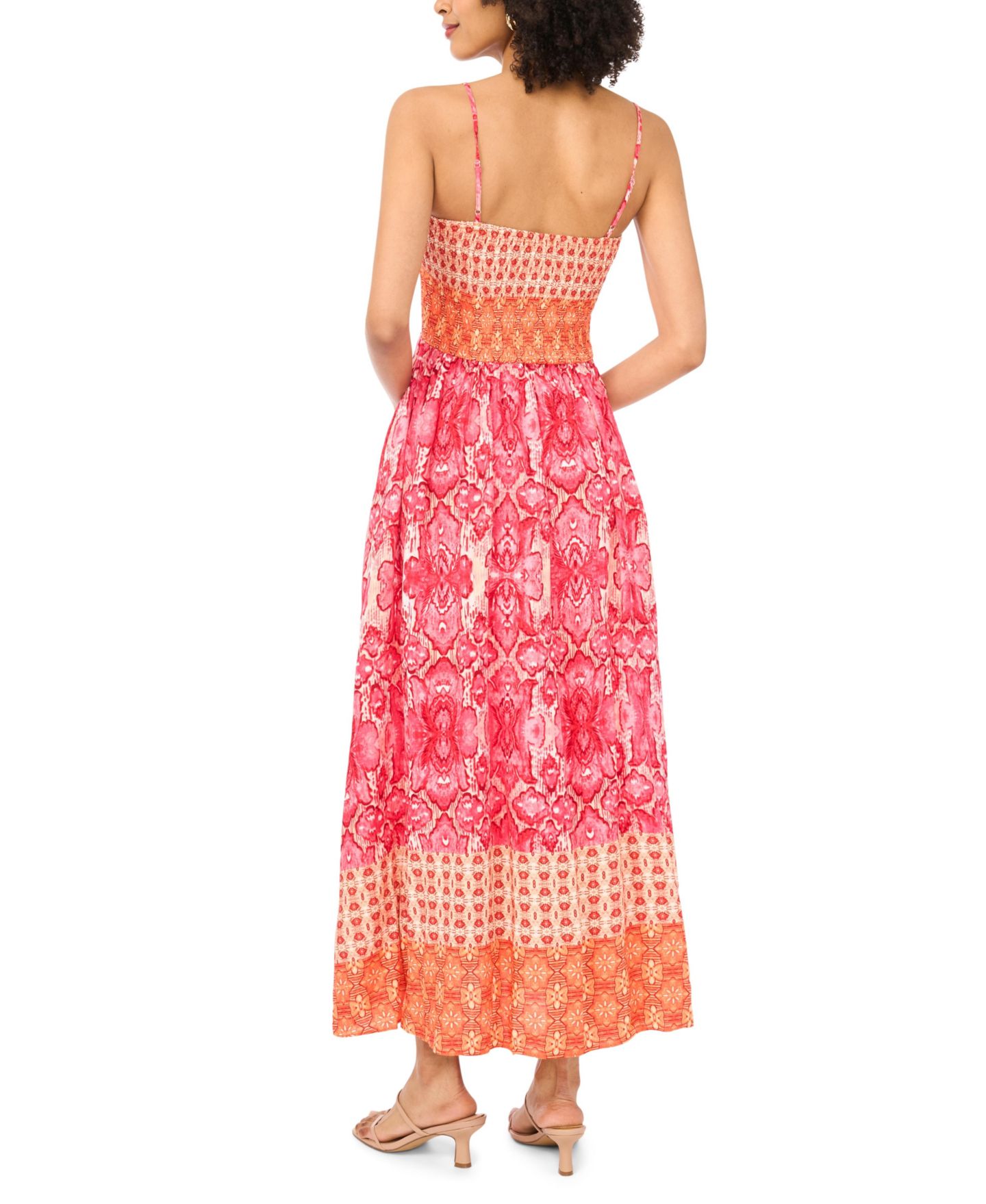 Женское платье Vince Camuto Maxi, цвет: Оранжевый — фото 3