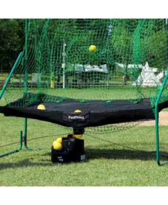 Heavy Duty Baseball and Softball Recycling System Net with Iron Frame and Waterproof Netting