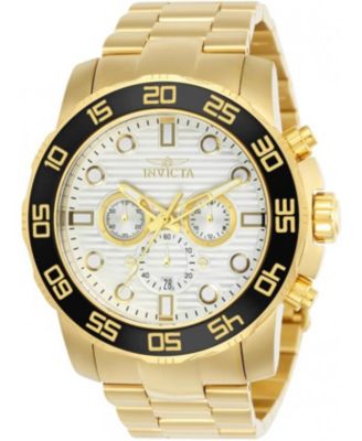 Men's 22229 Pro Diver Quartz Chronograph Silver Dial Watch