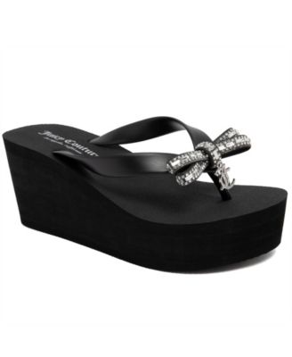 Women's Boujee Platform Thong Wedge Sandals