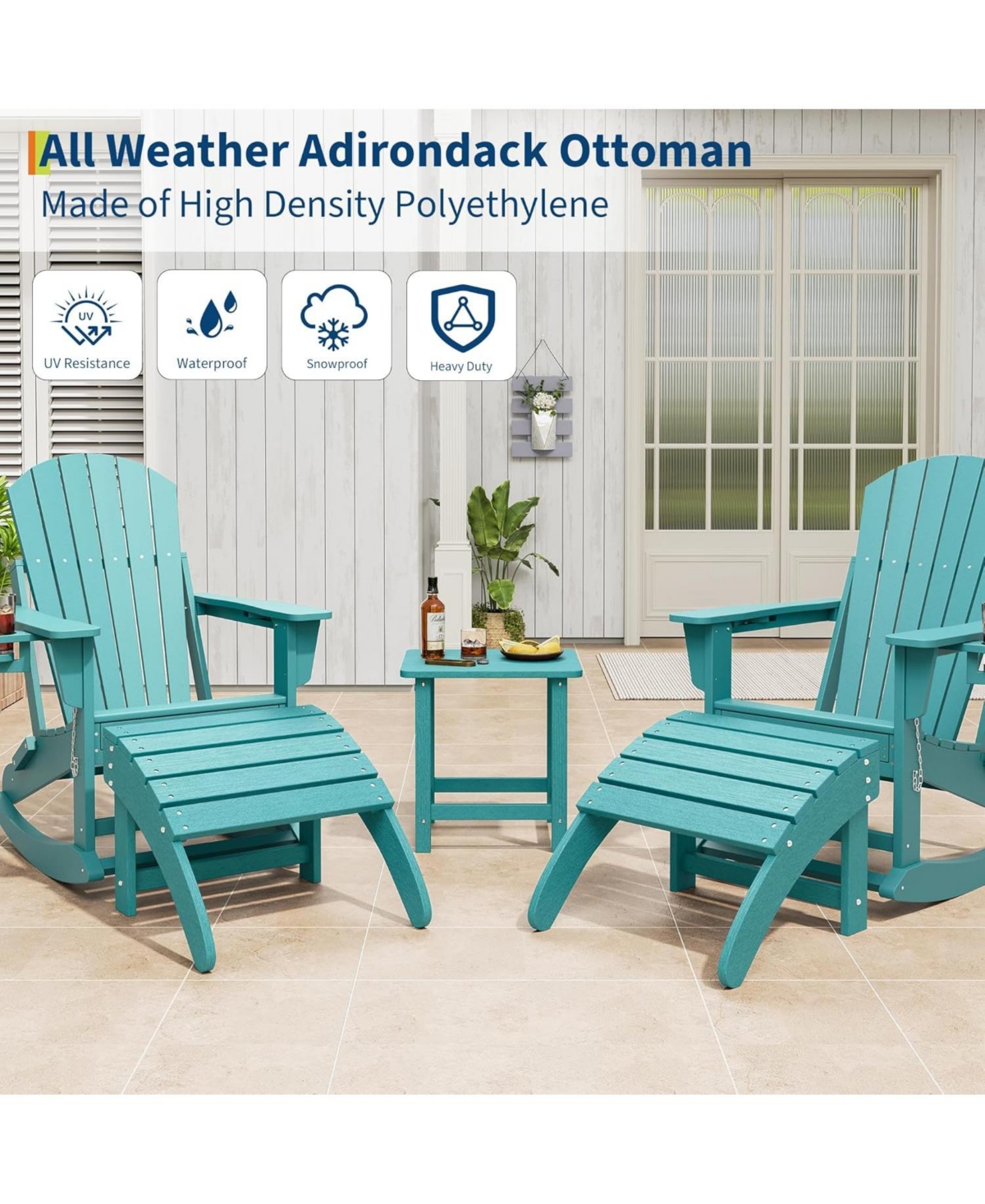 Gaomon Ottoman for Adirondack Chair