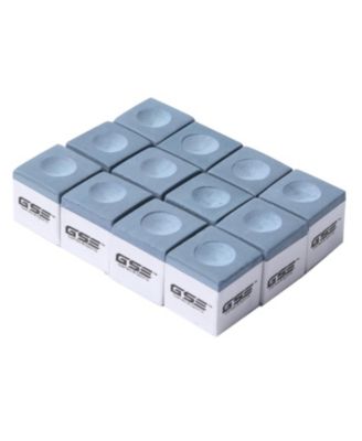 12-Pack Billiard/Pool Cue Chalks, Billiard Pool Table Accessories for Home/Tournament Use