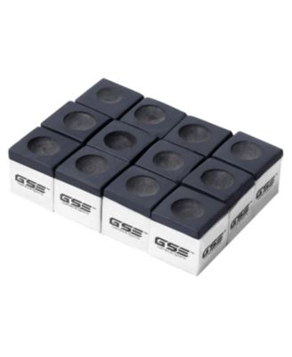 12-Pack Billiard/Pool Cue Chalks, Billiard Pool Table Accessories for Home/Tournament Use