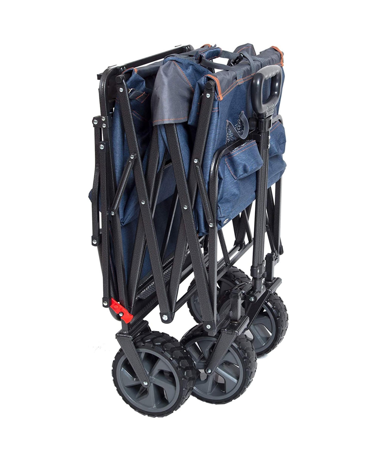 Mac Sports Collapsible Folding Heavy Duty Push Pull Utility Cart Wagon