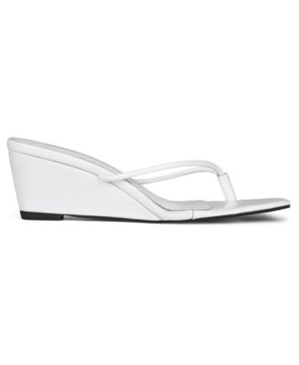 Jeffery Campbell Women's Simplicity Thong Wedge Sandals